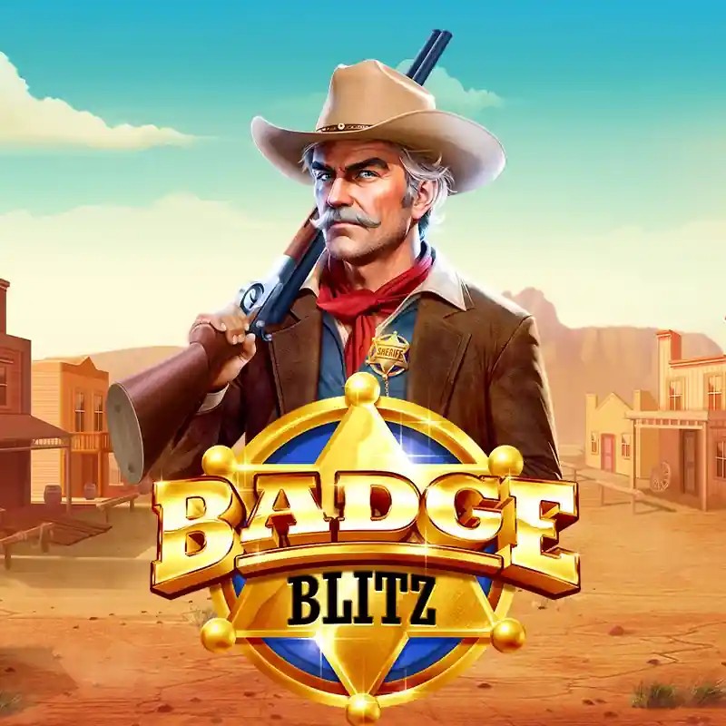 Badge Blitz slot icon by Pragmatic Play, available at Foxygold Casino