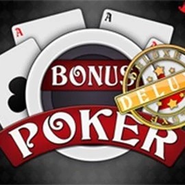 Official Table Games logo: Bonus Poker Deluxe - 3 Hands by RTG (Reel Time Gaming) at Foxygold Casino