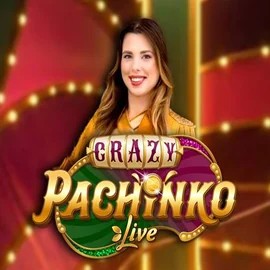 Crazy Pachinko logo by Evolution at Foxygold Casino