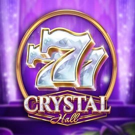 Crystal Hall slot logo by Play'n GO at Foxygold Casino