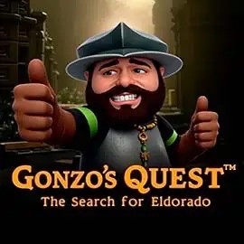 Logo of Gonzo's Quest from NetEnt at Foxygold Casino